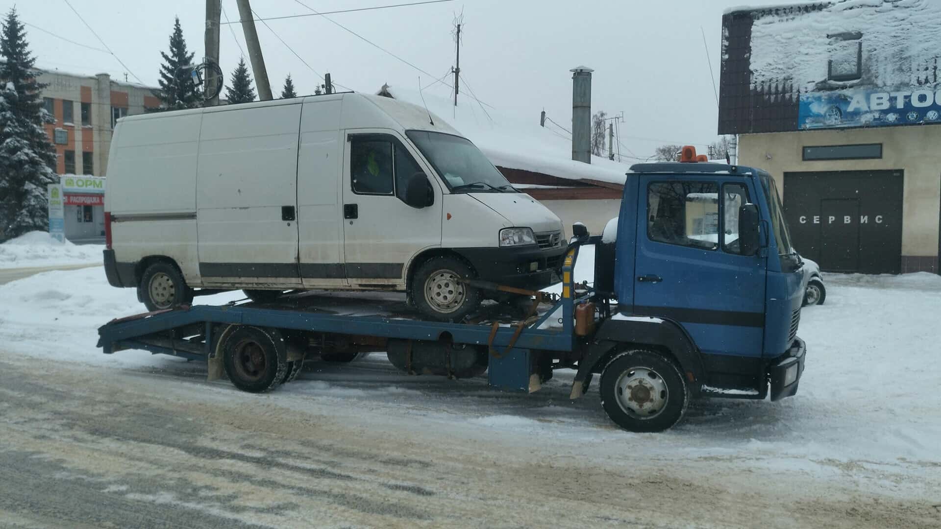 Эвакуатор коммерческого транспорта в Ангарске - услуги «ЭвакуаторПрофи»